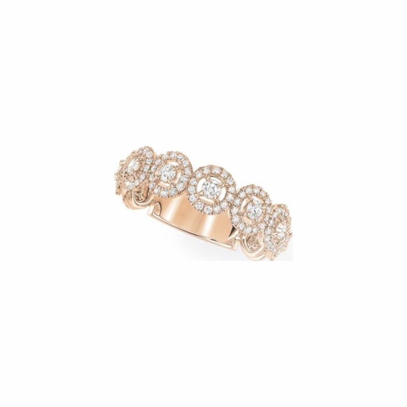 Messika Joy wedding ring, rose gold, diamonds