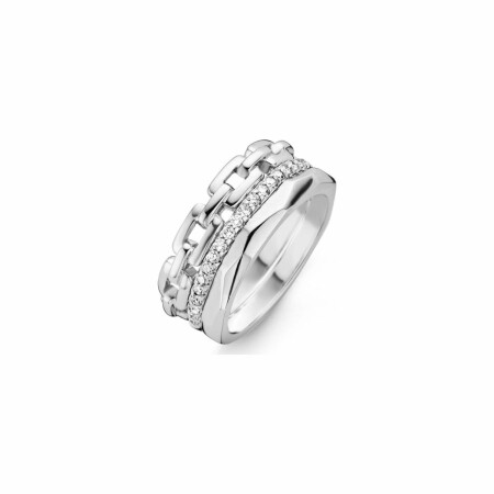 Bague One More Ischia en or blanc et diamants de 0.285ct