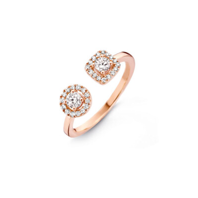 Bague One More Salina en or rose et diamants