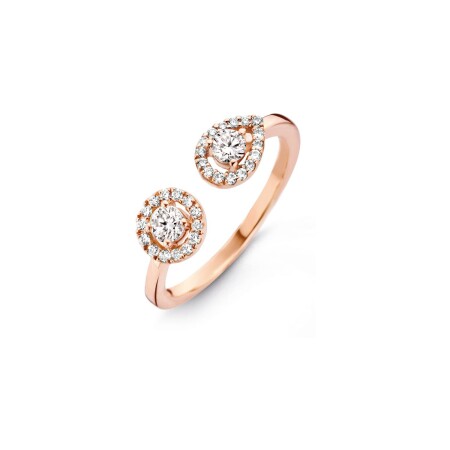 Bague One More Salina en or rose et diamants, taille brilliant