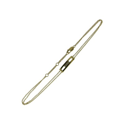 Bracelet en or jaune et diamants