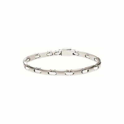 Bracelet Pequignet Moorea en acier, largeur 5mm