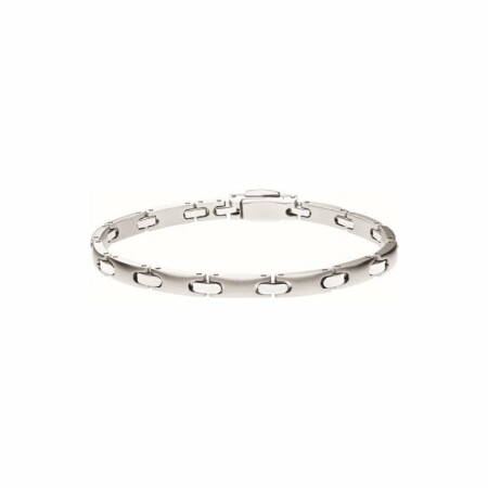 Bracelet Pequignet Moorea en acier, largeur 5mm