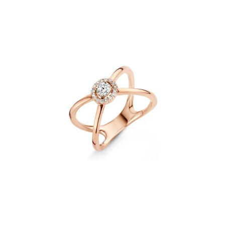 Bague One More Salina en or rose et diamants