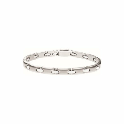 Bracelet Pequignet Moorea en acier, largeur 6mm