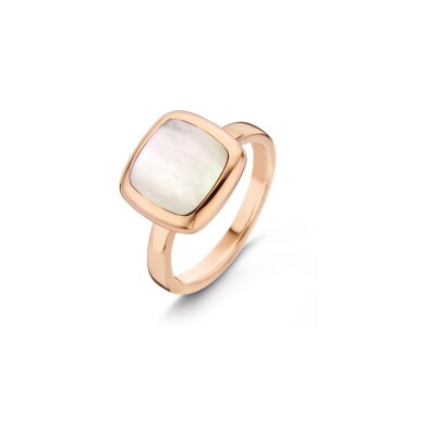 Bague One More Pantelleria en or rose et nacre