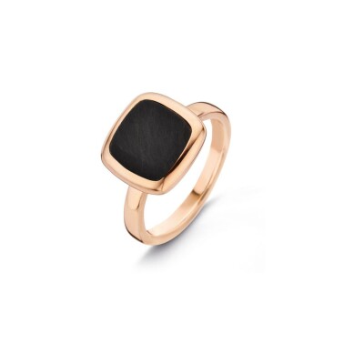 Bague One More Pantelleria en or rose et oeil de faucon