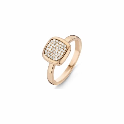 Bague One More Pantelleria en or rose et diamants blancs