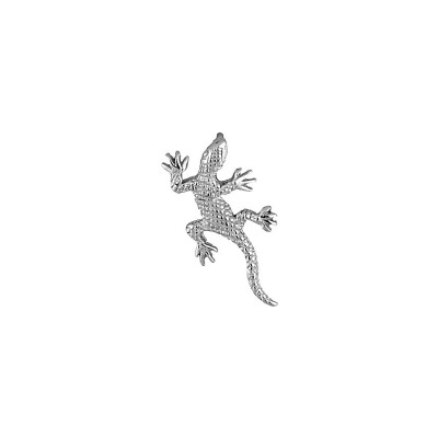 Pendentif Salamandre en argent rhodié