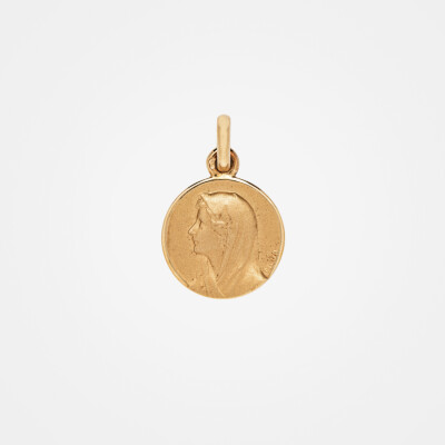 Médaille or jaune vierge
