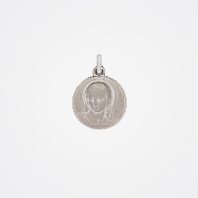 Médaille or blanc vierge