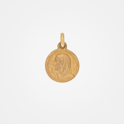 Médaille or jaune vierge