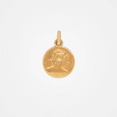 Médaille or jaune ange