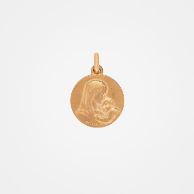 Médaille or jaune vierge
