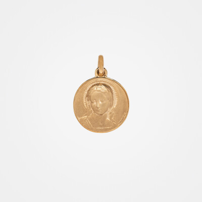 Médaille or jaune vierge
