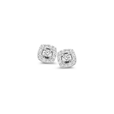 Puces d'oreilles One More Salina en or blanc et diamants