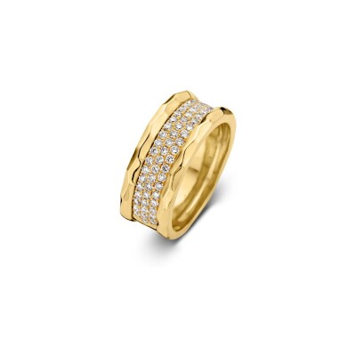 Bague One More Ischia en or jaune et diamants