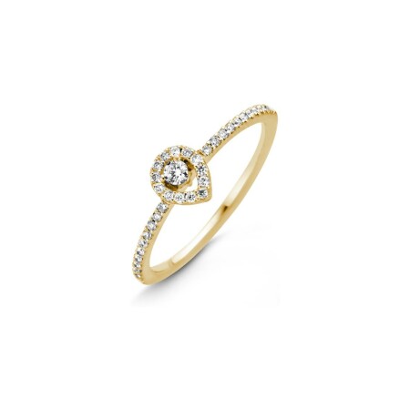 Bague One More Salina en or jaune et diamants