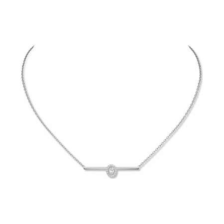 Collier Messika Glam'Azone en or blanc et diamants