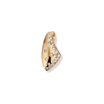 Pendentif en or rose et diamants