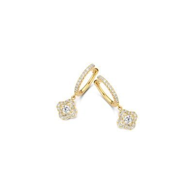 Boucles d'oreilles One More Salina en or jaune et diamants