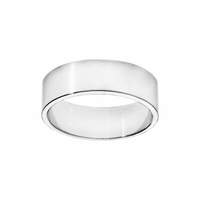 Alliance ruban 7mm argent