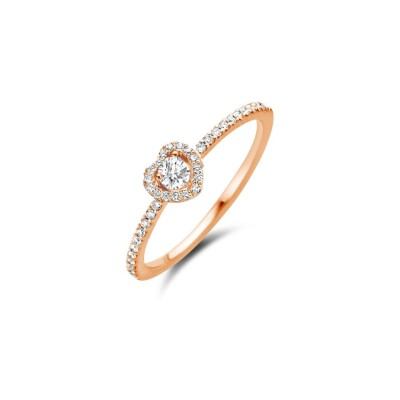 Bague One More Salina en or rose et diamants