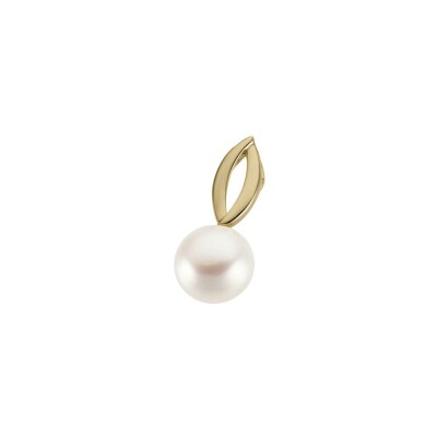 Pendentif en or jaune et perle d'eau douce