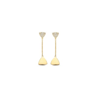 One More Eolo oorbellen, geelgoud en diamanten