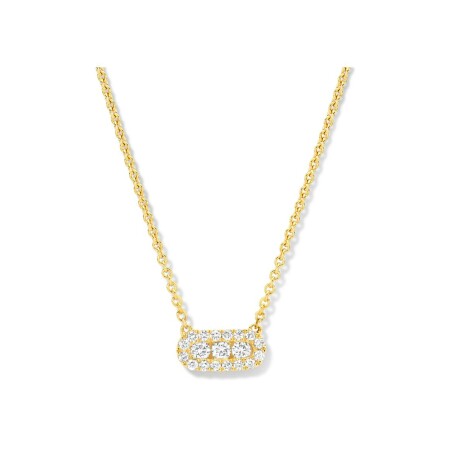 Collier en or jaune et diamants