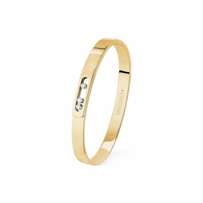 Bracelet bangle Messika Move Noa en or jaune et diamants