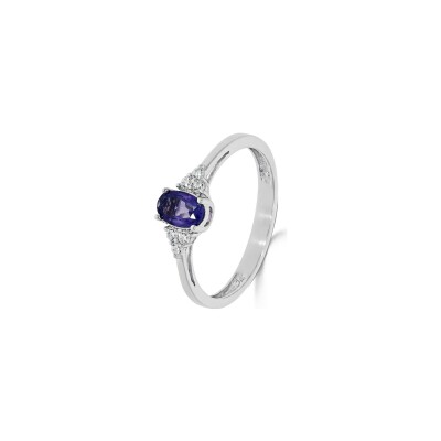 Bague en or blanc