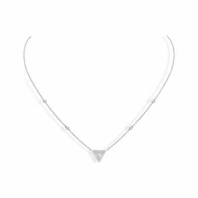 Collier Messika Théa en or blanc et diamants