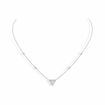 Collier Messika Théa en or blanc et diamants