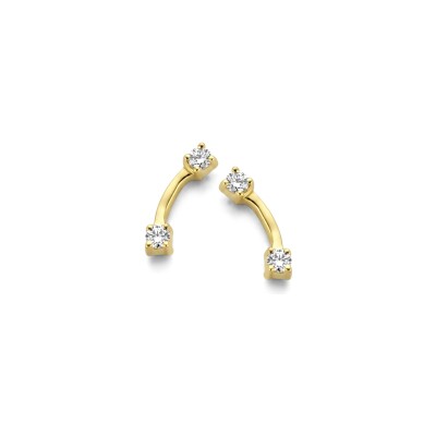 Boucles d'oreilles en or jaune