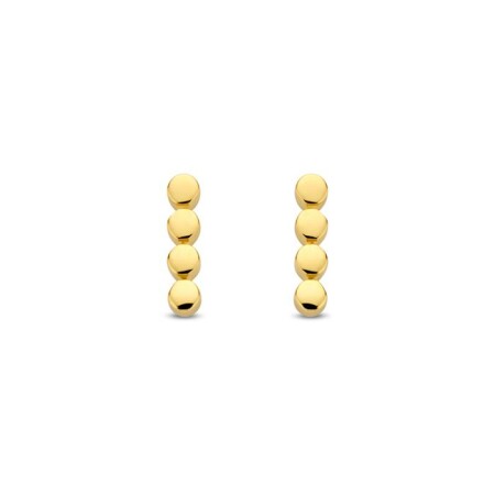 Boucles d'oreilles One More Ischia Basic en or jaune