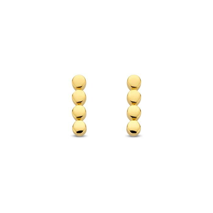Boucles d'oreilles One More Ischia Basic en or jaune