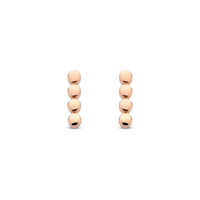 Boucles d'oreilles One More Ischia Basic en or rose