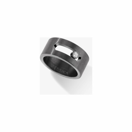 Bague Messika Move Titanium Graphite et diamant