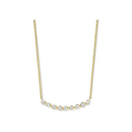 Collier One More Ischia Basics en or jaune et diamants