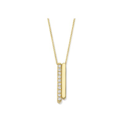 Collier en or jaune et diamant
