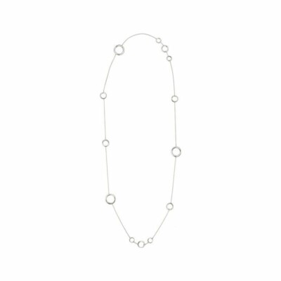 Collier sautoir multi-anneaux Idole de Christofle en argent