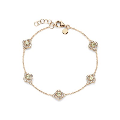 Bracelet One more Salina en or rose, diamants et saphirs