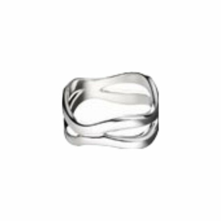 Bague Christofle Rivage en argent, taille 53