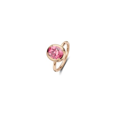 Bague One More Etna en or rose et tourmaline