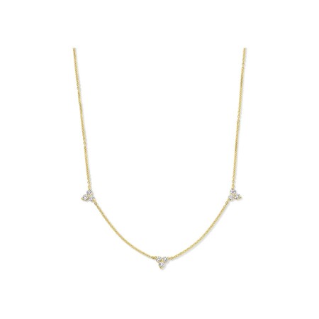 Collier en or jaune et diamants