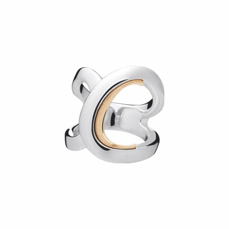 Bague Christofle C de Christofle en argent, taille 51