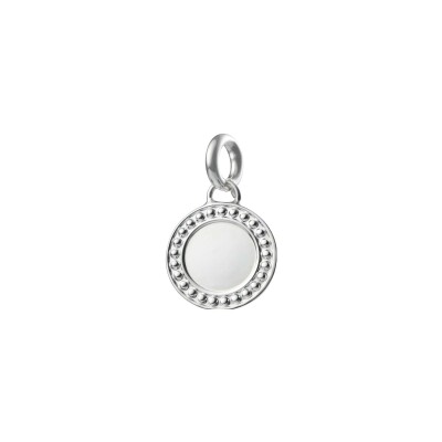 Médaille Christofle Chri-Chri en argent - Perles, diamètre 1.8cm