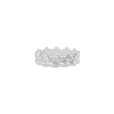 Bague Christofle Babylone en argent, taille 53