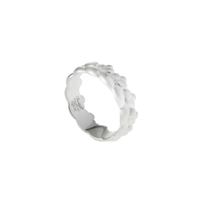 Bague Christofle Babylone en argent, taille 53